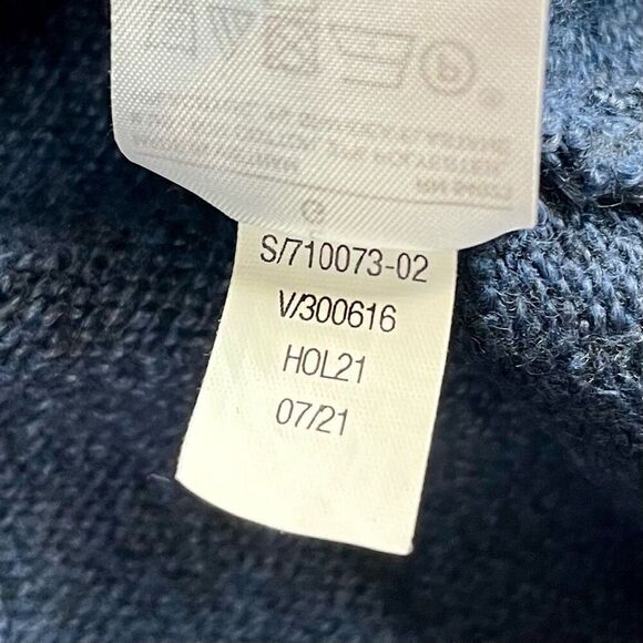 Banana Republic Shawl Collar Blue Sweater Large - Picture 9 of 9